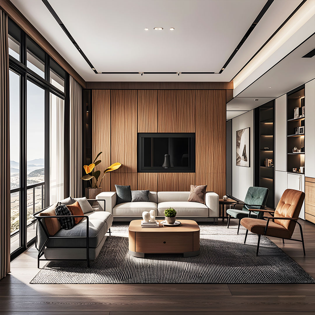 ZS06 Panel s vlnovou textúrou - 3D